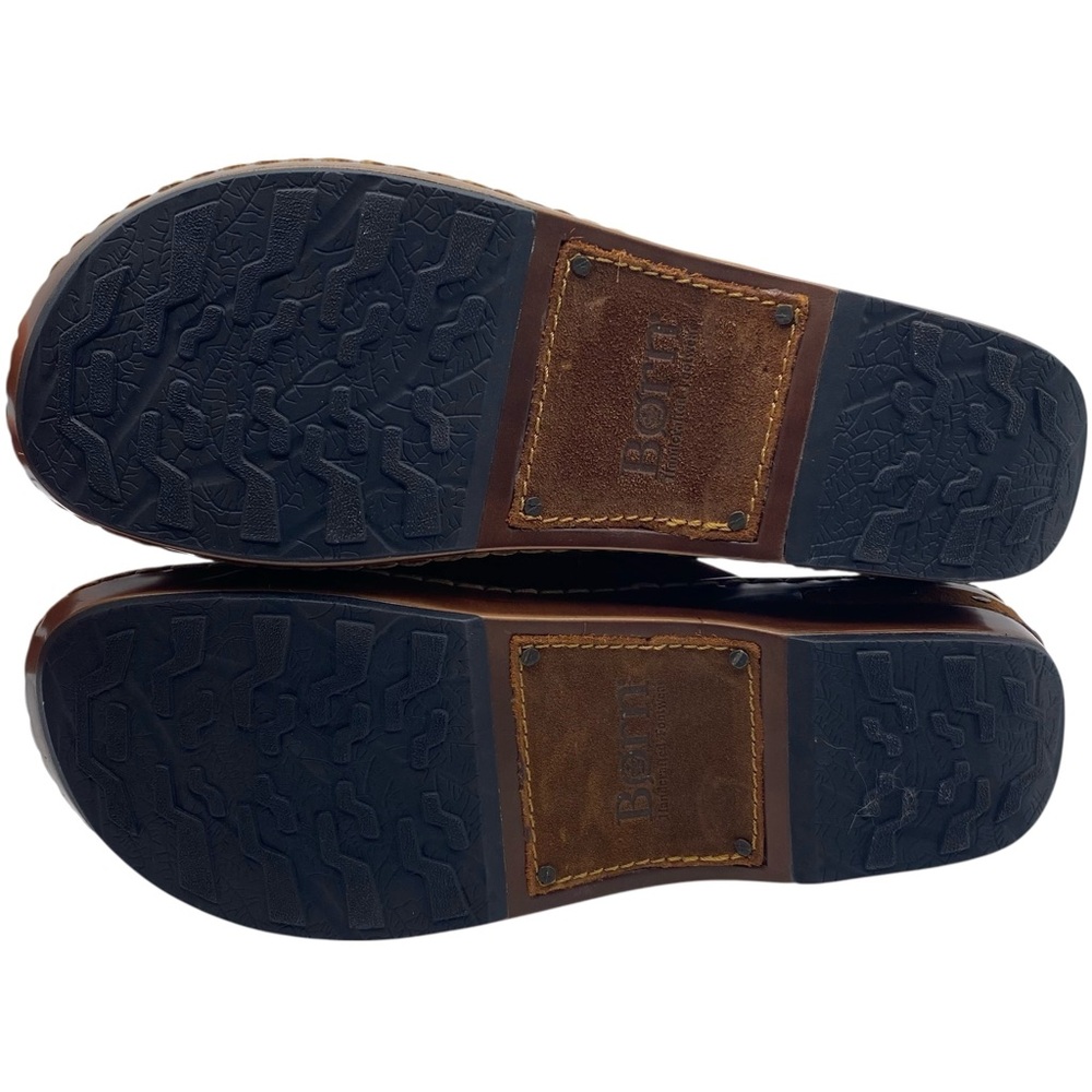 Born Womens Shoes Bandy Mules Sz 10 Brown Suede Slip On Burnished Comfort Casual - Picture 12 of 15